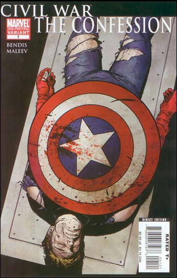 Civil War: The Confession issue 1-B 2nd Printing