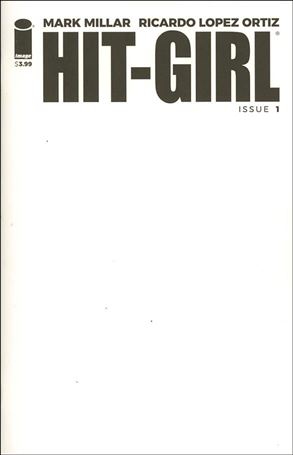Hit-Girl (2018) issue 1-G Blank/Sketch Cover