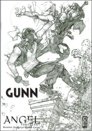 Angel Spotlight: Gunn issue 1-E Zach Howard Sketch Cover