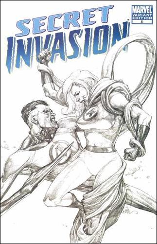 Secret Invasion (2008) issue 5-C Leinil Francis Yu 1:75 Sketch Cover