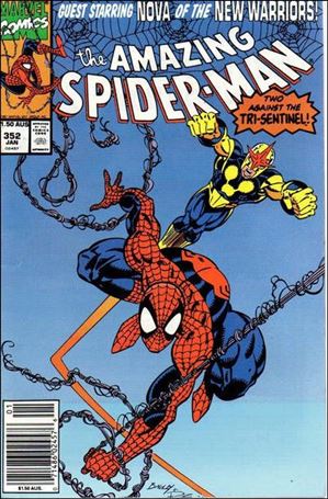 Amazing Spider-Man (1963) issue 352-B Australian Price Cover