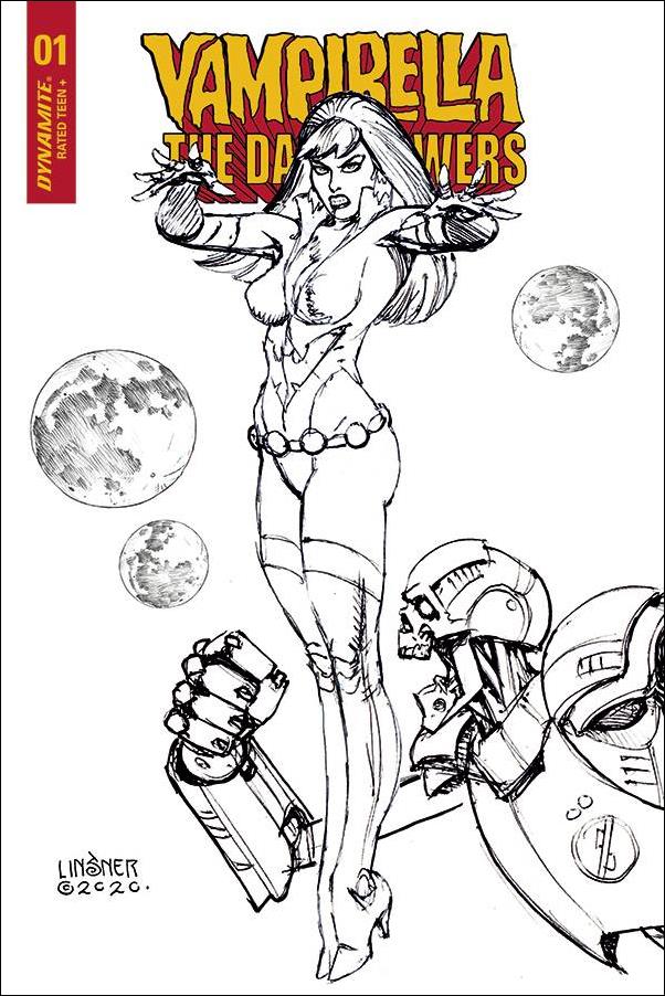 Vampirella: The Dark Powers issue 1-V Joseph Michael Linsner 1:30 Black & White Cover