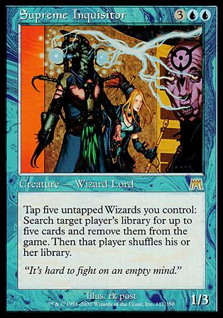 Magic the Gathering: Onslaught (Base Set) card 117 Supreme Inquisitor