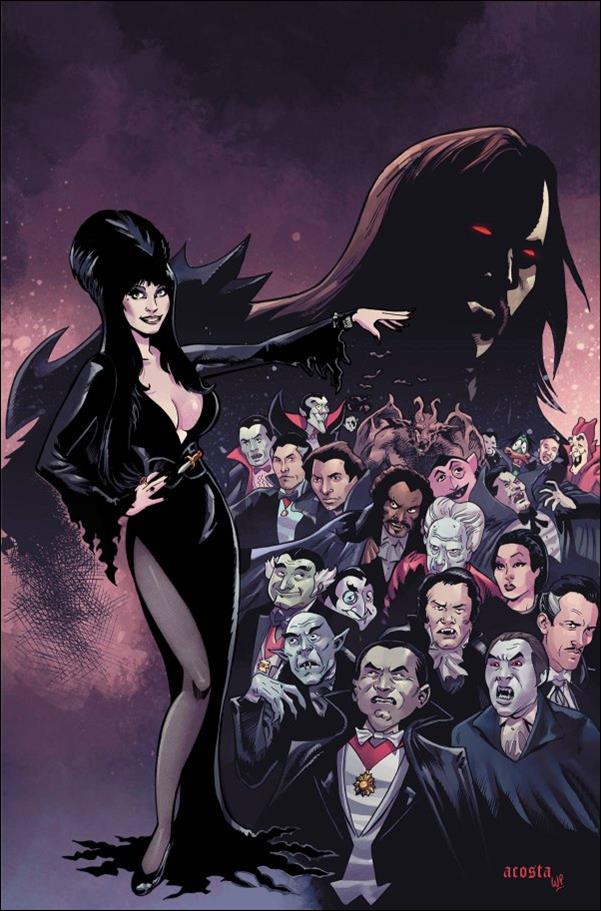 Elvira in Monsterland issue 1-K Dave Acosta 1:30 Virgin Cover