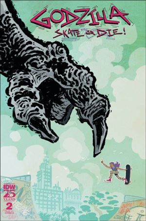 Godzilla: Skate or Die issue 2-B Juni Ba Cover