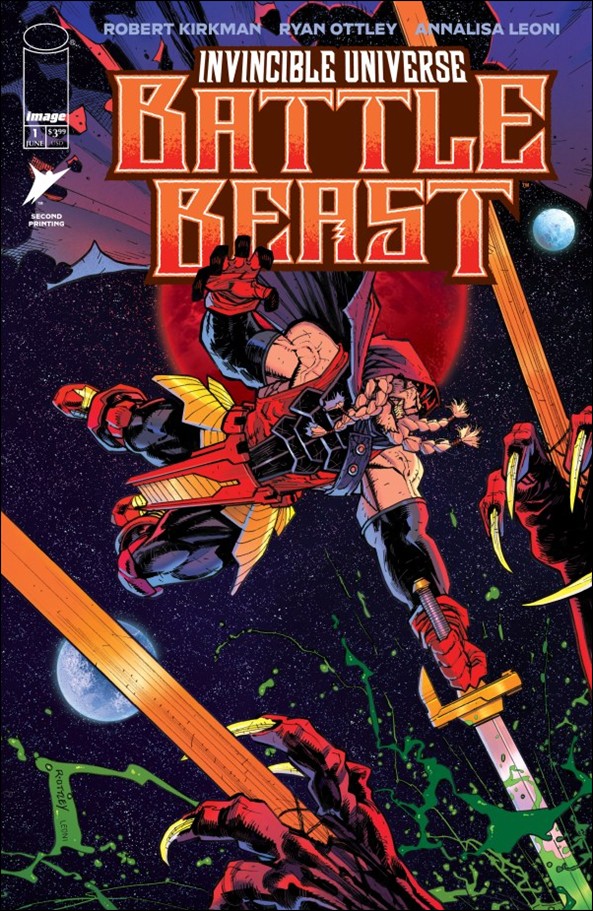 Invincible Universe: Battle Beast issue 1-P Ryan Ottley Cover (Second Printing)