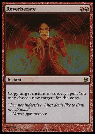 Magic the Gathering: Premium Deck Series: Fire & Lightning (Base Set) card 20 Reverberate