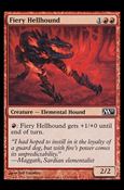 Magic the Gathering: 2011 Core Set (Base Set) card 136 Fiery Hellhound