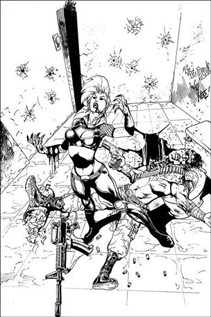 Chastity (2019) issue 5-F Roberto Castro 1:4 Black & White Virgin Cover