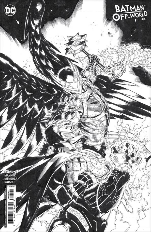 Batman: Off-World issue 4-D Doug Mahnke 1:50 B&W Cardstock Cover