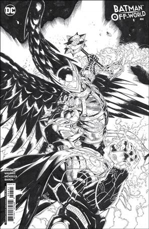 Batman: Off-World issue 4-D Doug Mahnke 1:50 B&W Cardstock Cover