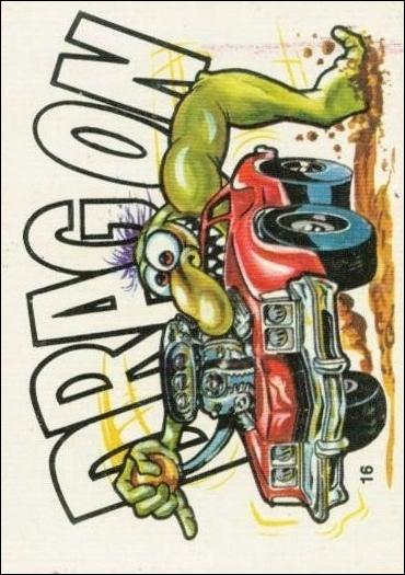 Fantastic Odd Rods: Series 2 (Base Set) card 16 Drag On