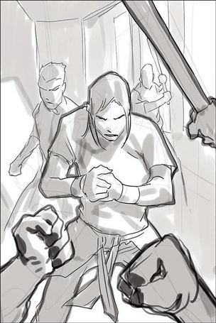 Gung-Ho: Anger issue 1-I Stephen Segovia 1:40 Virgin Sketch Cover