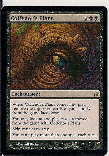 Magic the Gathering: Lorwyn (Base Set) card 106 Colfenor's Plans