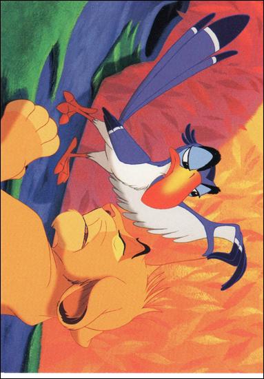 Lion King: Series II (Base Set) card 124 Simba Daydreams