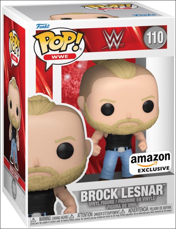 POP! WWE figure 110 Brock Lesnar Amazon Exclusive