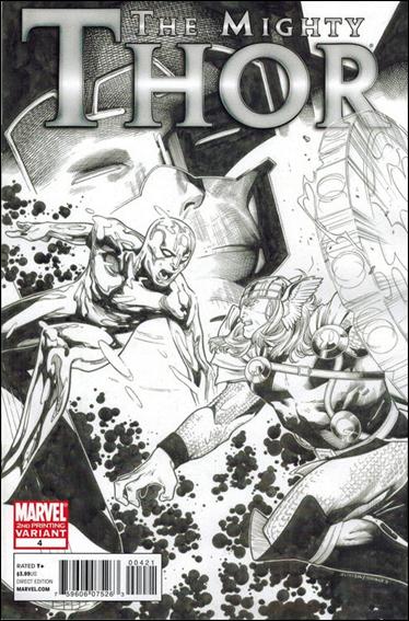 Mighty Thor (2011) issue 4-B Olivier Coipel Sketch Cover (2nd Printing)