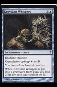 Magic the Gathering: Coldsnap (Base Set) card 39 Krovikan Whispers