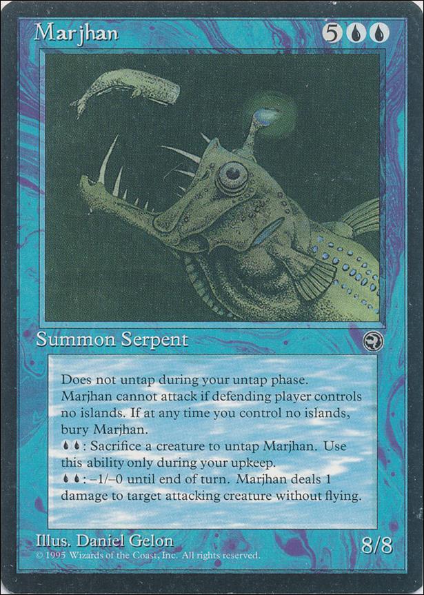 Magic the Gathering: Homelands (Base Set) card 31 Marjhan