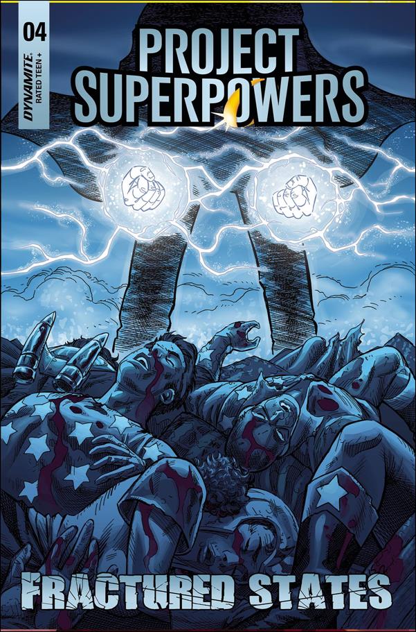 Project Superpowers: Fractured States issue 4-B Scott Kolins Cover