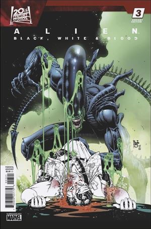 Alien: Black, White & Blood issue 3-B Paulo Siqueira Cover
