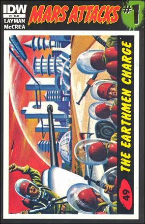 Mars Attacks (2012) issue 1-ZW Card #49 (The Earthmen Charge)