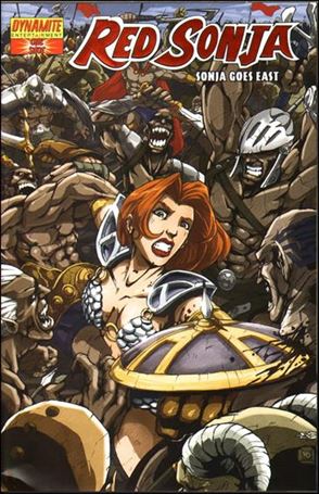 Red Sonja Goes East issue 1-D DF One Shot Udon Power Cover Red Foil 1/600