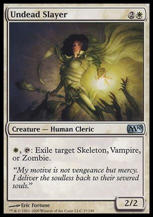 Magic the Gathering: 2010 Core Set (Base Set) card 37 Undead Slayer