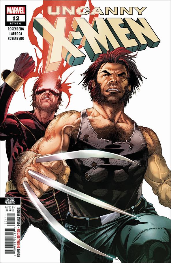 Uncanny X-Men (2019) issue 12-C Salvador Larroca White Cover (Second Printing)