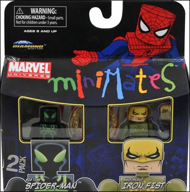 Marvel Minimates (Exclusives) figure 72 Big Time Spider-Man and Shadowland Iron Fist
