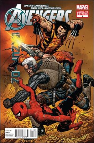 Avengers: X-Sanction issue 4-C Steve Skroce 1:50 Cover