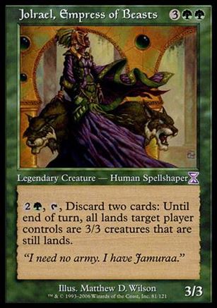 Magic the Gathering: Time Spiral (Timeshifted Subset) card 81 Jolrael, Empress of Beasts