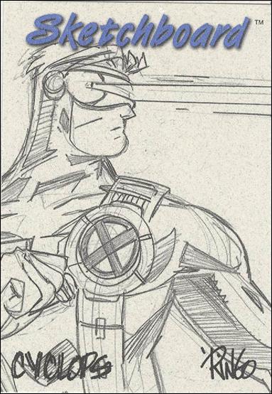 Marvel Creators Collection '98 (Sketchboard Subset) card 1-C Cyclops (Grey)