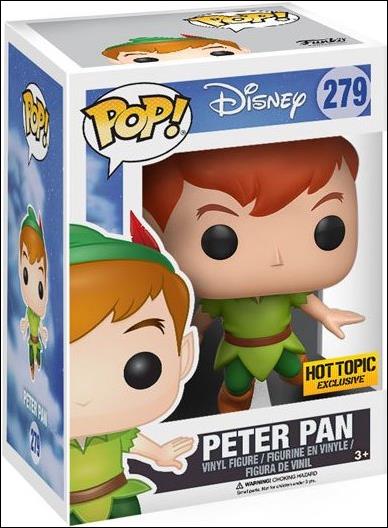POP! Disney figure 279 Peter Pan (Flying) Hot Topic
