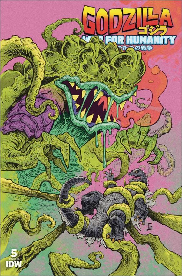 Godzilla: War for Humanity issue 5-C Leonardo Gonzalez 1:10 Cover