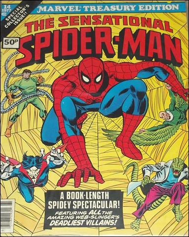 Marvel Treasury Edition issue 14-B UK Price Cover