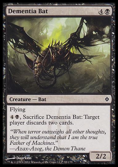 Magic the Gathering: New Phyrexia card 55 Dementia Bat