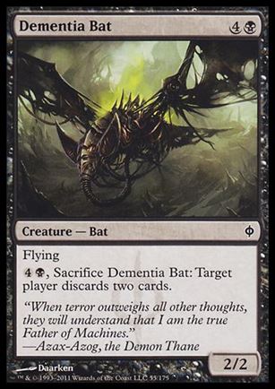 Magic the Gathering: New Phyrexia card 55 Dementia Bat