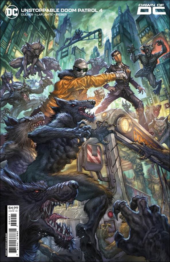 Unstoppable Doom Patrol issue 4-B Alan Quah Cardstock Cover