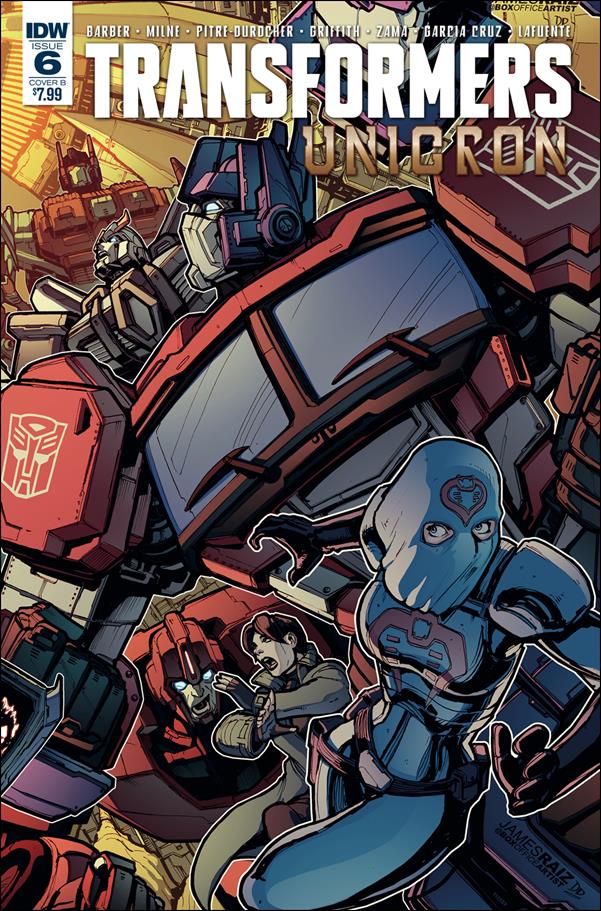 Transformers: Unicron issue 6-B James Raiz Cover