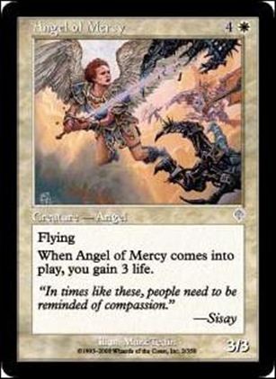 Magic the Gathering: Invasion (Base Set) card 2 Angel Of Mercy