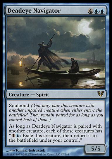Magic the Gathering: Avacyn Restored (Base Set) card 47 Deadeye Navigator