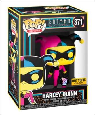 POP! Heroes figure 371 Harley Quinn (Black Light Glow)