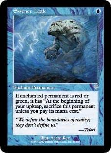 Magic the Gathering: Invasion (Base Set) card 55 Essence Leak
