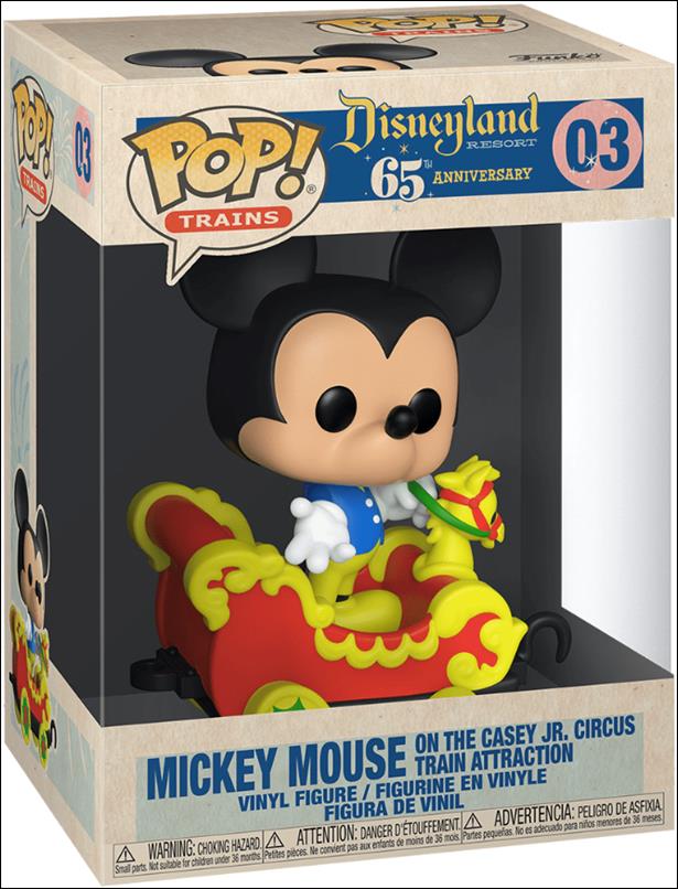 POP! Trains figure 3 Mickey Mouse on the Casey Jr. Circus Train