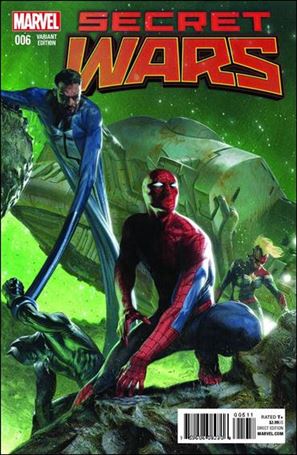 Secret Wars issue 6-C Gabriele Dell'Otto 1:25 Cover