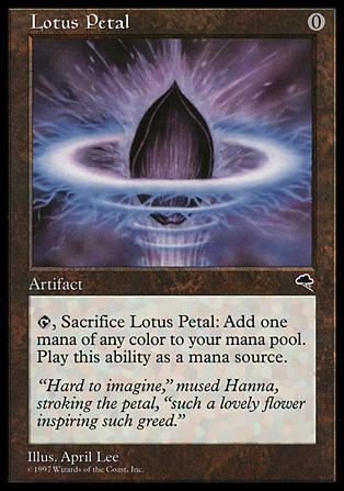 Magic the Gathering: Tempest (Base Set) card 294 Lotus Petal