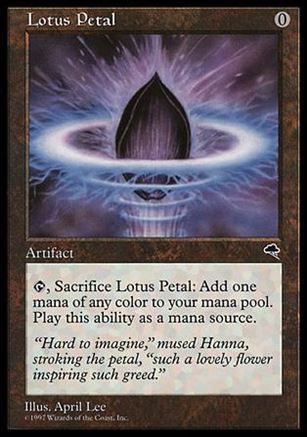 Magic the Gathering: Tempest (Base Set) card 294 Lotus Petal