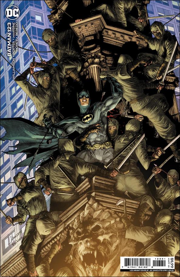 Batman (2016) issue 123-C Jay Anacleto 1:25 Cardstock Cover