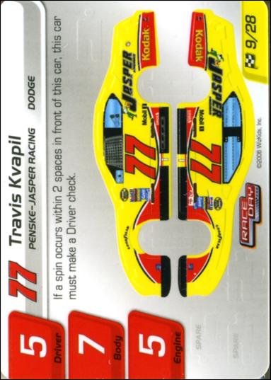 NASCAR Race Day 2006 Series 1 (Base Set) card 9.1 Travis Kvapil